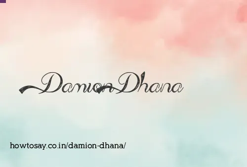 Damion Dhana