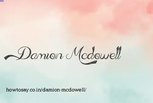 Damion Mcdowell