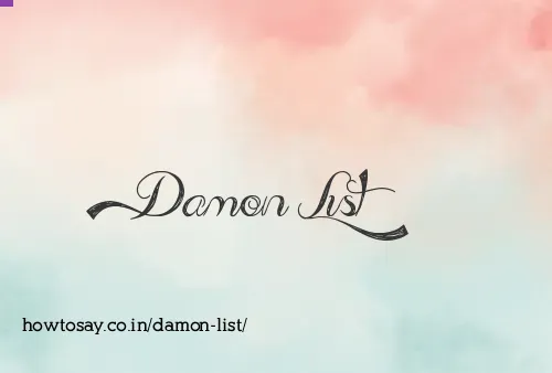 Damon List