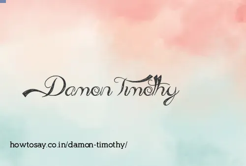 Damon Timothy