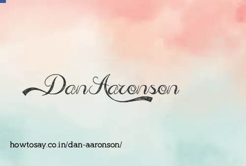 Dan Aaronson