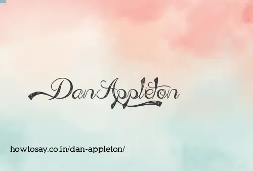 Dan Appleton