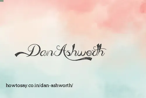 Dan Ashworth