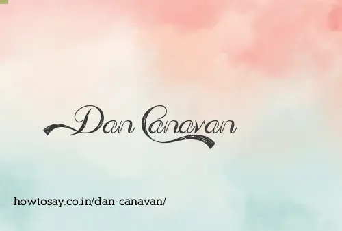 Dan Canavan