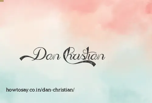 Dan Christian