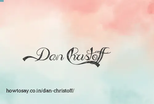 Dan Christoff