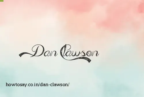 Dan Clawson