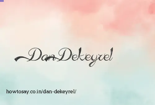 Dan Dekeyrel