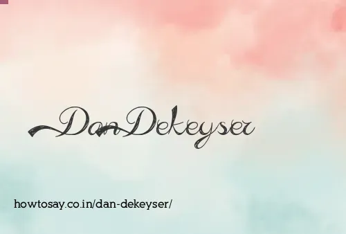 Dan Dekeyser