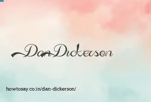Dan Dickerson