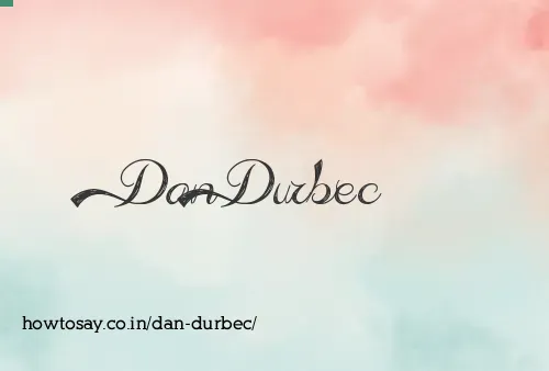 Dan Durbec