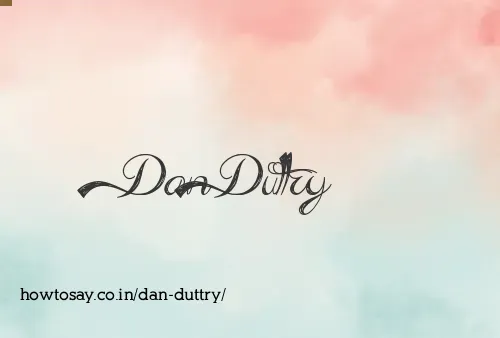 Dan Duttry