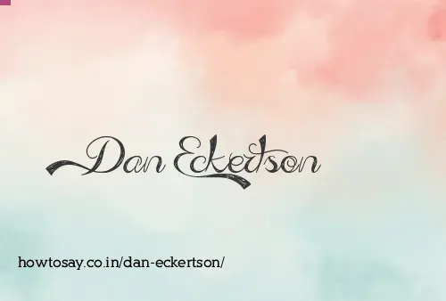 Dan Eckertson