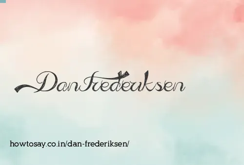 Dan Frederiksen