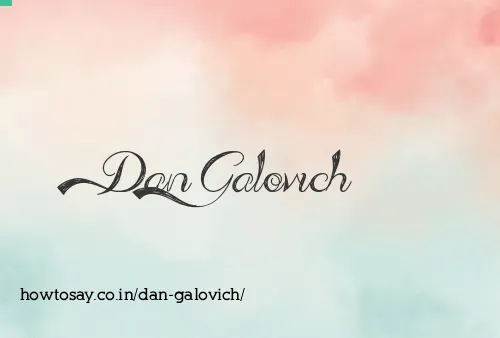 Dan Galovich