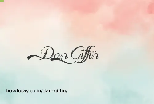 Dan Giffin