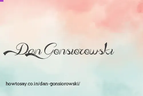 Dan Gonsiorowski