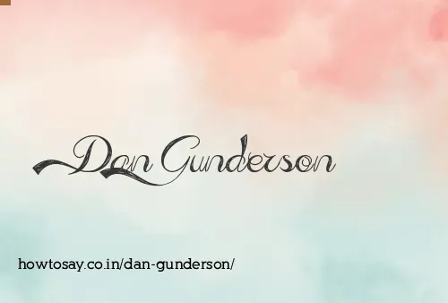 Dan Gunderson