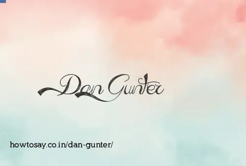 Dan Gunter