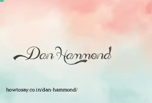 Dan Hammond