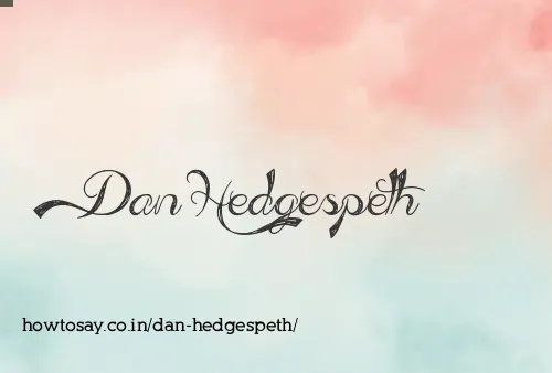 Dan Hedgespeth