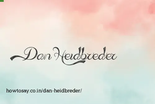 Dan Heidbreder
