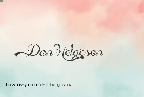 Dan Helgeson