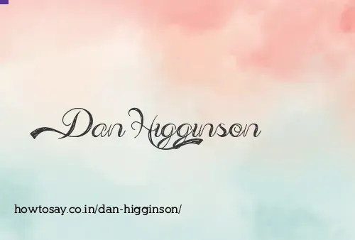 Dan Higginson