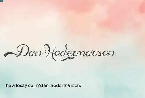Dan Hodermarson