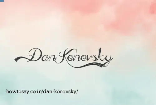 Dan Konovsky