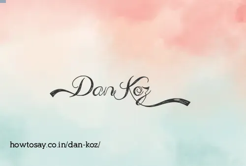 Dan Koz