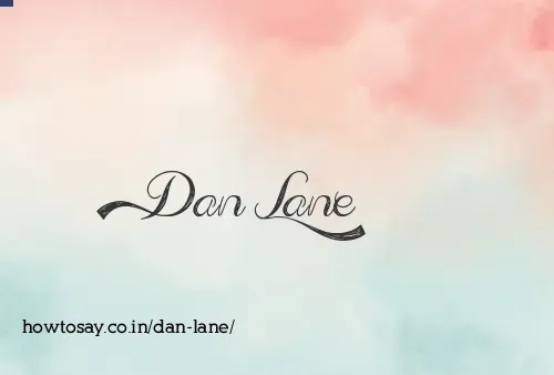 Dan Lane