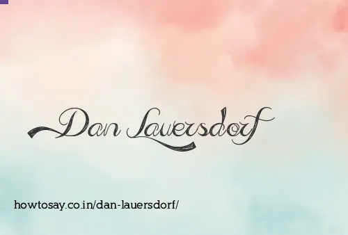 Dan Lauersdorf