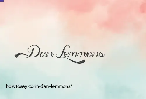 Dan Lemmons