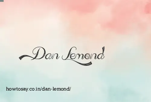 Dan Lemond