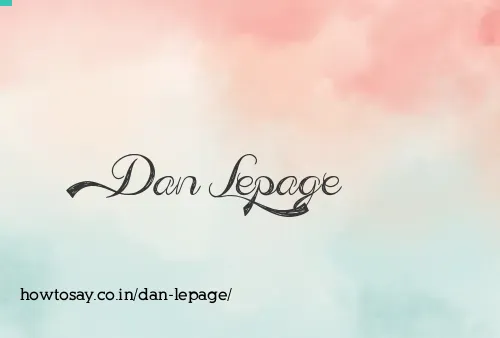 Dan Lepage