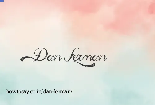Dan Lerman