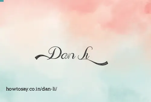 Dan Li