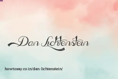 Dan Lichtenstein