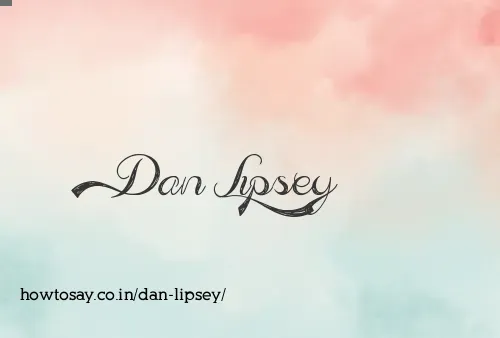 Dan Lipsey