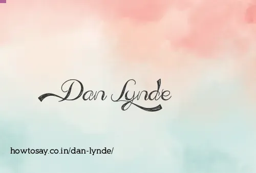 Dan Lynde