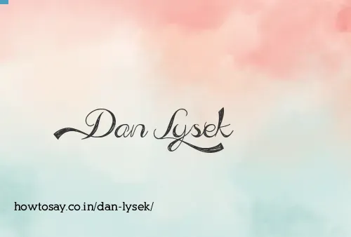 Dan Lysek