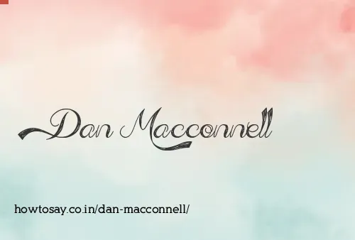 Dan Macconnell