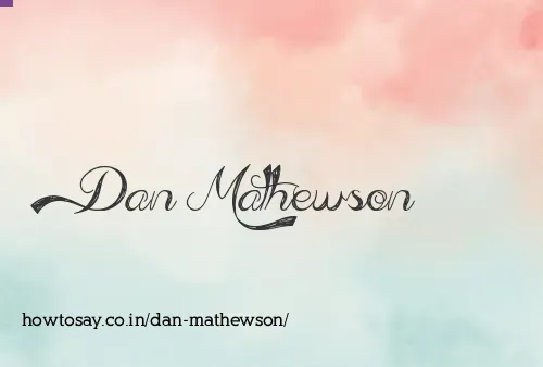 Dan Mathewson