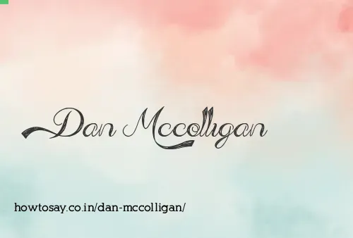 Dan Mccolligan