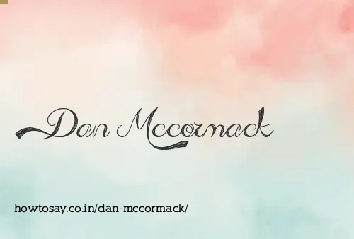 Dan Mccormack