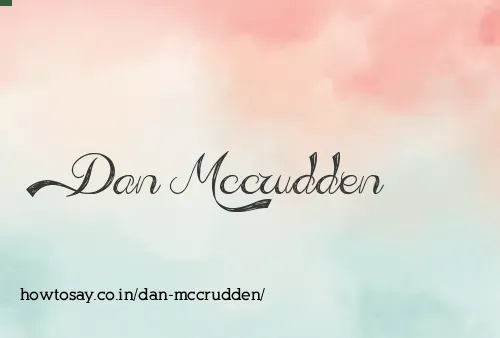 Dan Mccrudden