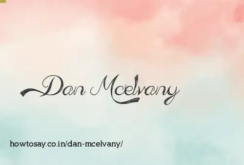 Dan Mcelvany