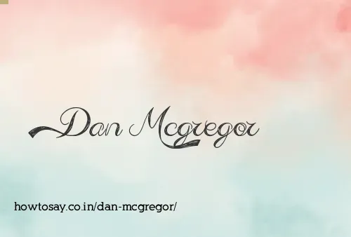 Dan Mcgregor