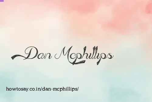 Dan Mcphillips